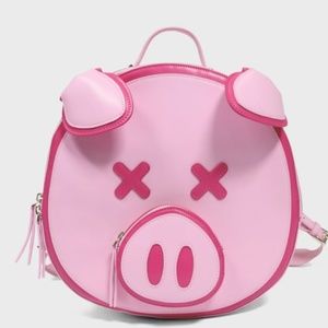 Shane Dawson Pink Pig Leather Backpack